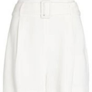 Intermix Aya Belted Crepe Shorts - New with Tags